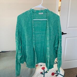 Silence + Noise Vibrant Green Cardigan
